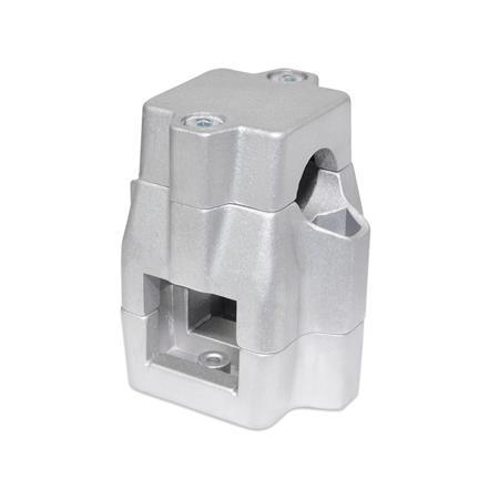 Otto Ganter Two Way Connector Clamp Aluminum Multi Part Assembly, GN 135